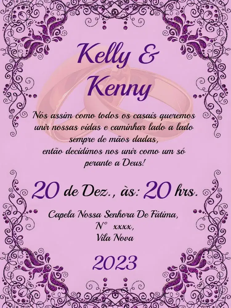 Invitation Arabesque Purple Wedding – Wedding theme elegant, romantic, modern, arabesques, purple, black