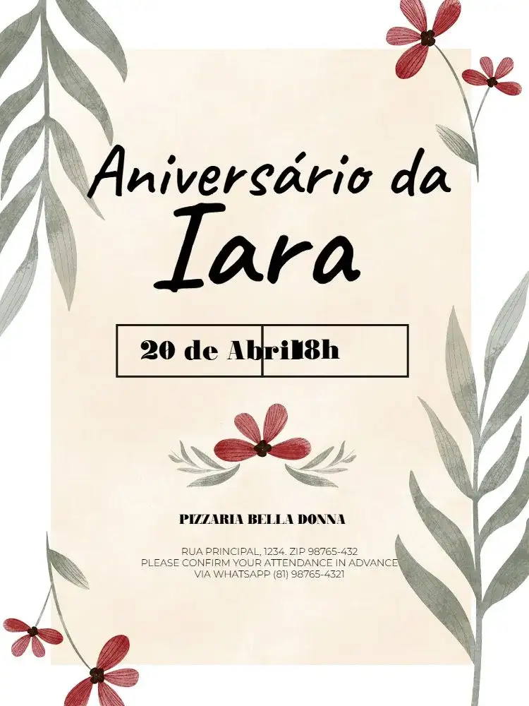 Invitation Delicate Yellow Female Adult Party – Kids' Birthday Party theme floral, delicate, modern, light, yellow, green