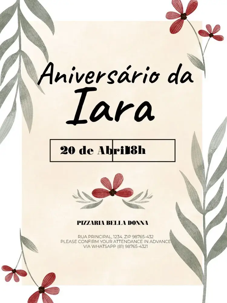 Delicate Yellow Female Adult Party invitation