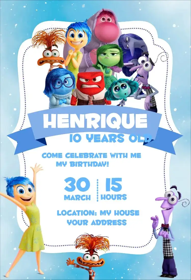 Invite Fun Mind 8 editable and customizable