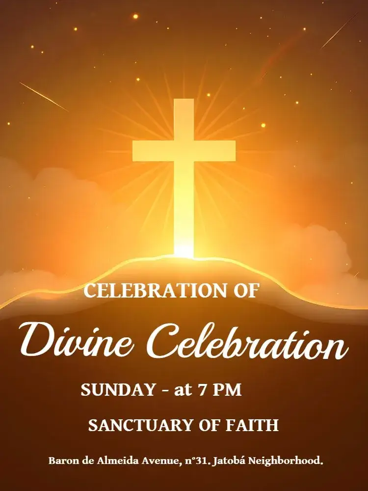 Digital Church Santa Mass Brochure invitation