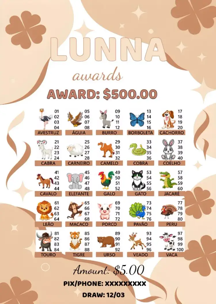 Invitation Raffle Of Animals Awards Awards – Tickets theme colorful, fun-filled, animals-themed, games, vibrant, playful