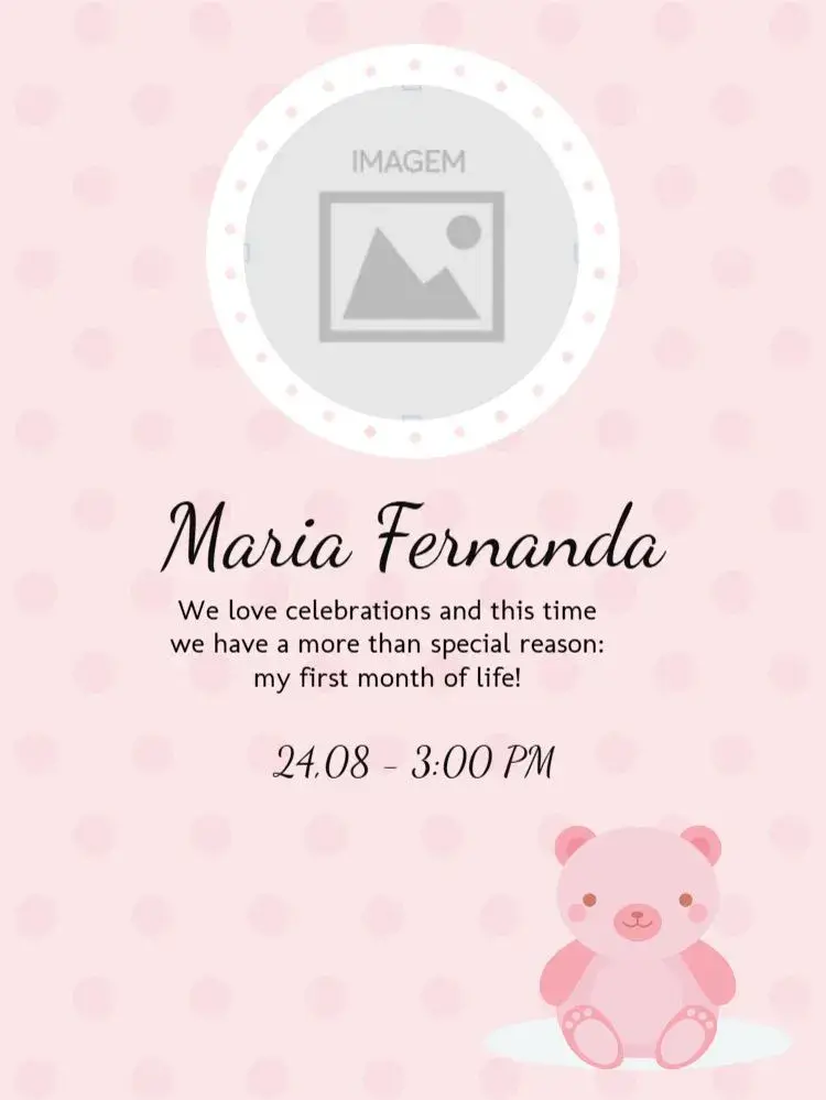 Online Baby invitation