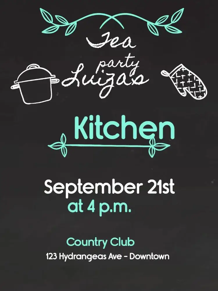 Invitation Bridal Shower - Blackboard Model WhatsApp – Bridal Shower theme blackboard theme, culinary theme, feminine theme, elegant theme, modern theme, cozy theme