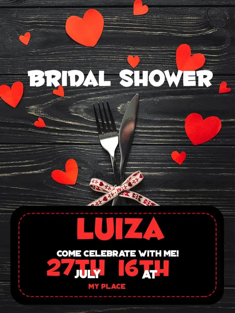 Bridal Shower - Model 4 Adult invitation