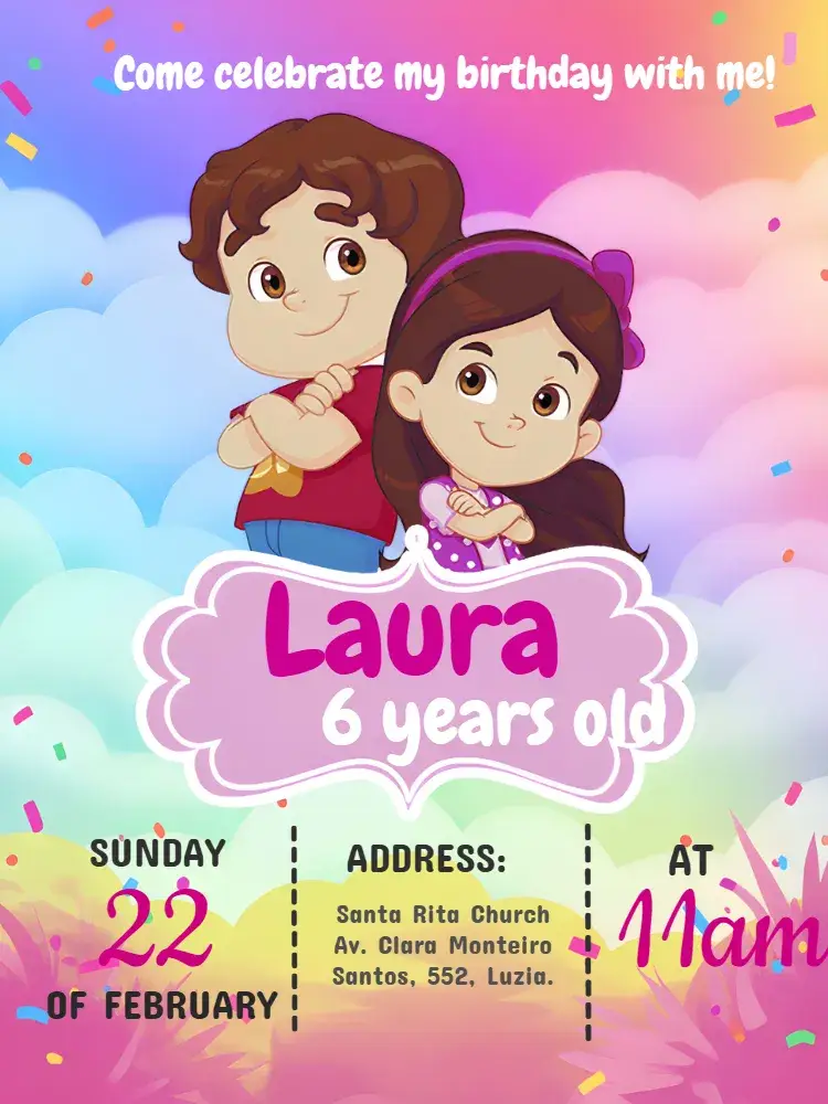 Maria Clara And Jp Rosa invitation