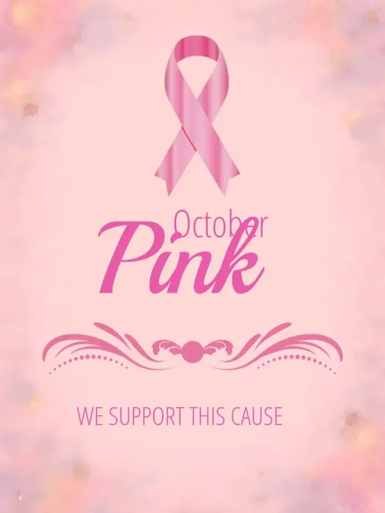 Invitation Post For Pink October Health – Most searched for theme minimalist, modern, floral, pink, inspiring, elegant