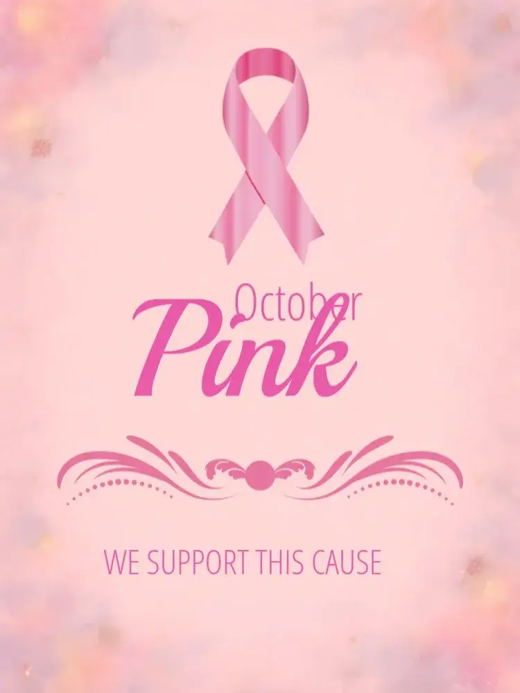 Post For Pink October Health invitation
