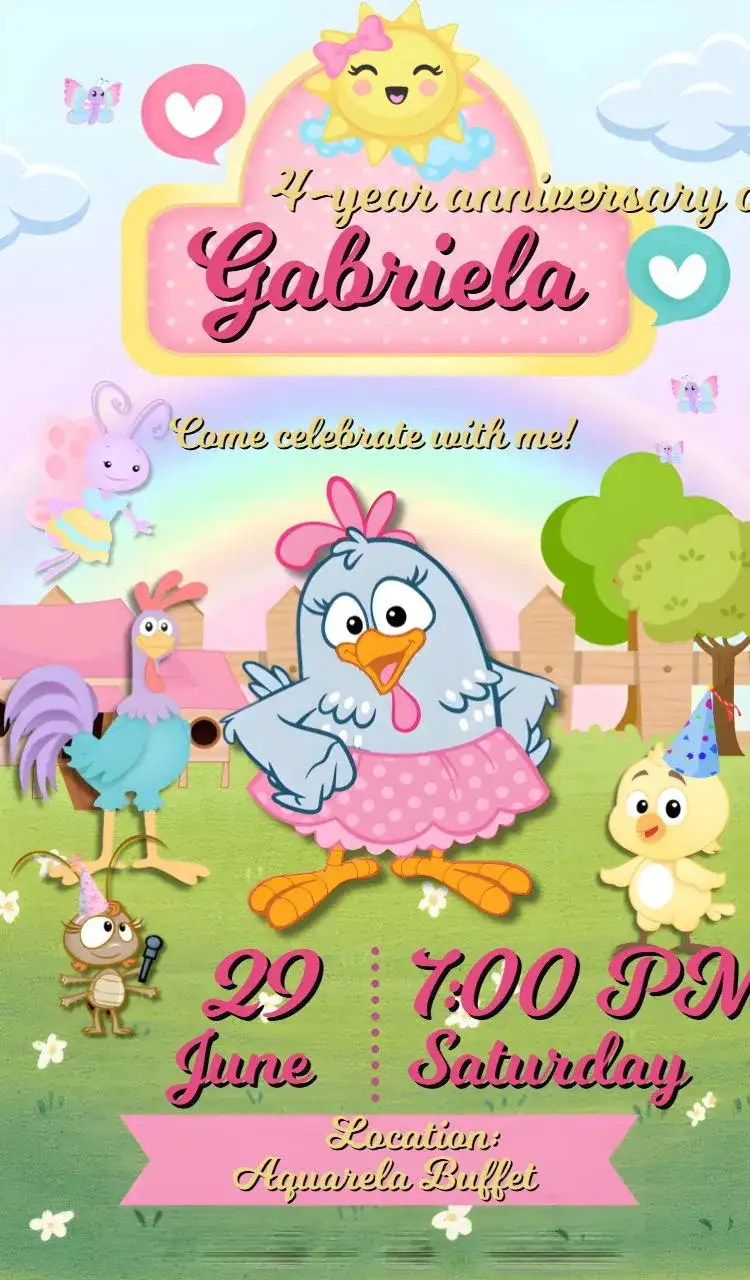 Pink Little Chicken