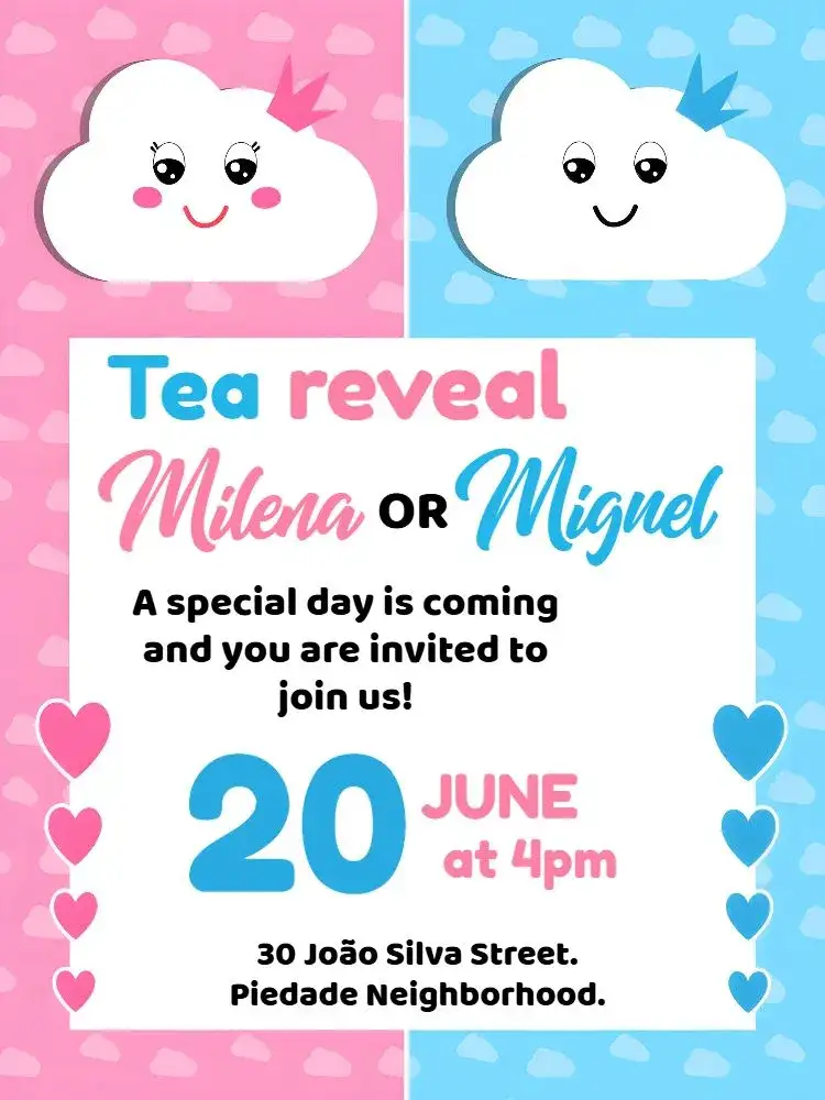 Shower Of Love Gender Reveal