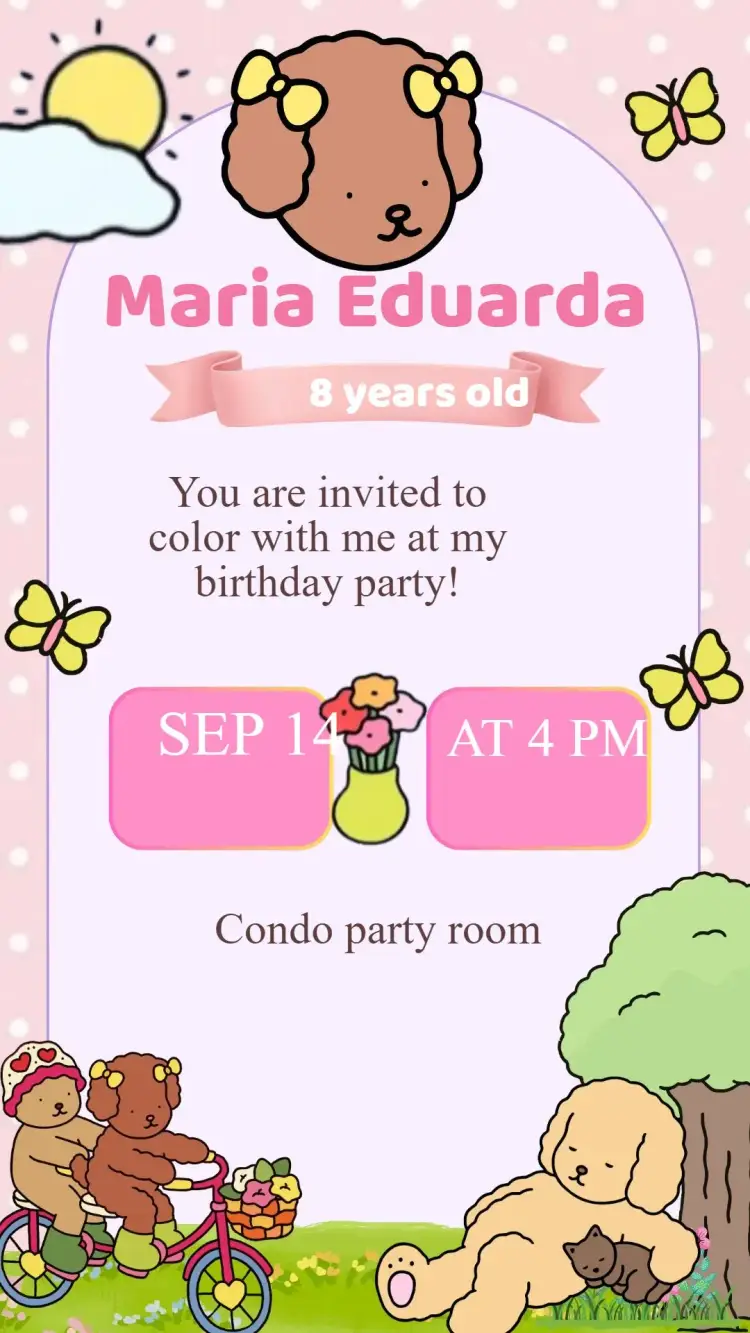 Bobbie Goods Birthday Invitation