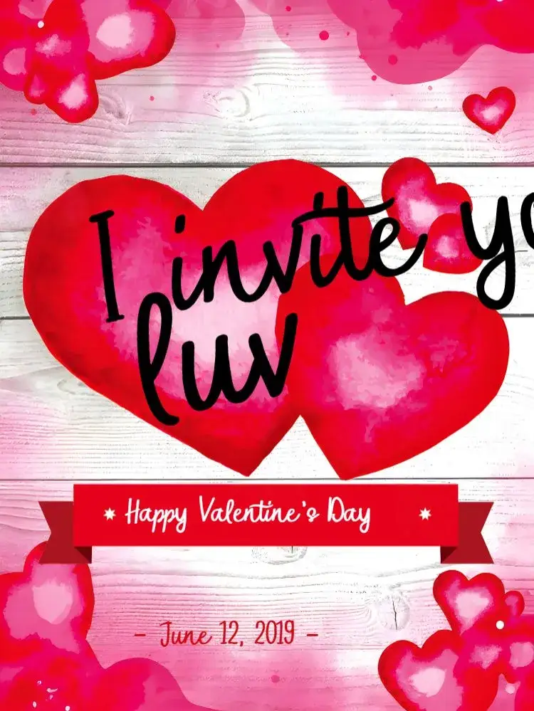 Valentine's Day Couple Post invitation