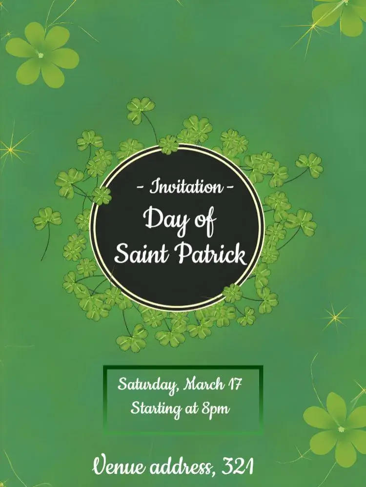 St. Patrick's Day Beer invitation