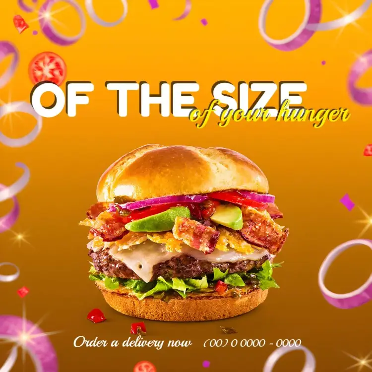 Post For Tomato Burger Joint invitation
