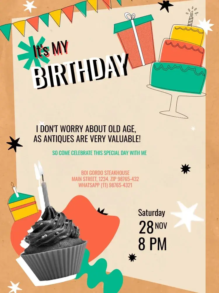 Fun and Funny Party invitation