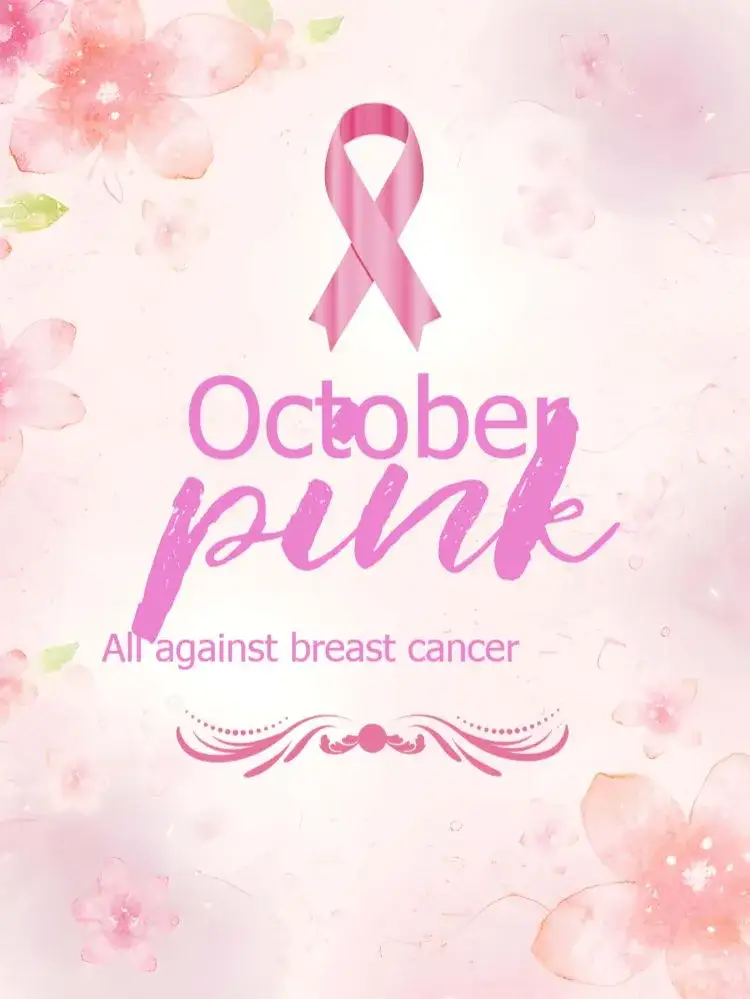 Invitation Post For Pink October Health – Most searched for theme pink, modern, delicate, minimalist, inspiring