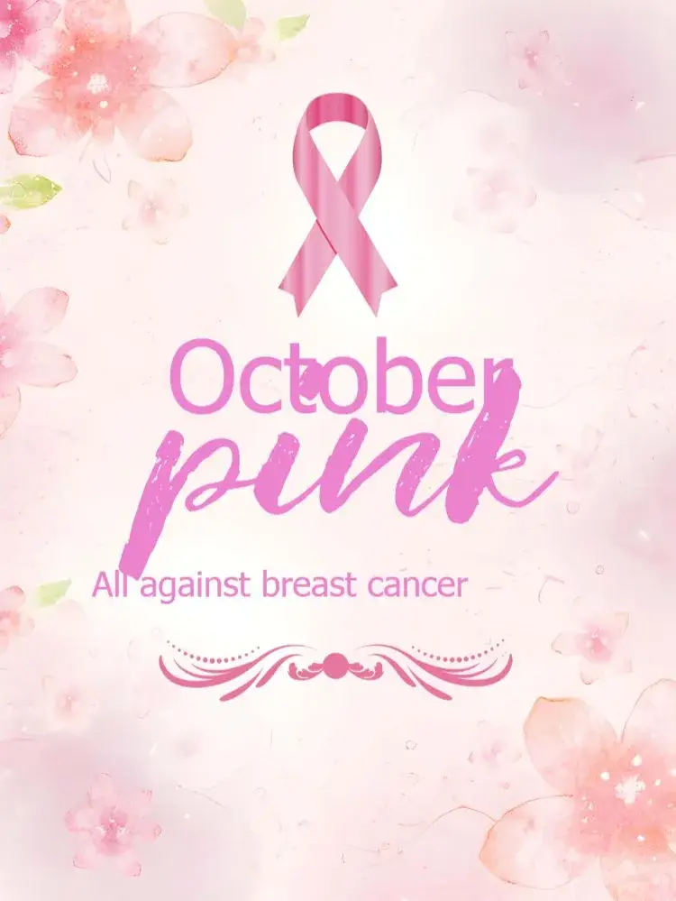 Post For Pink October Health invitation