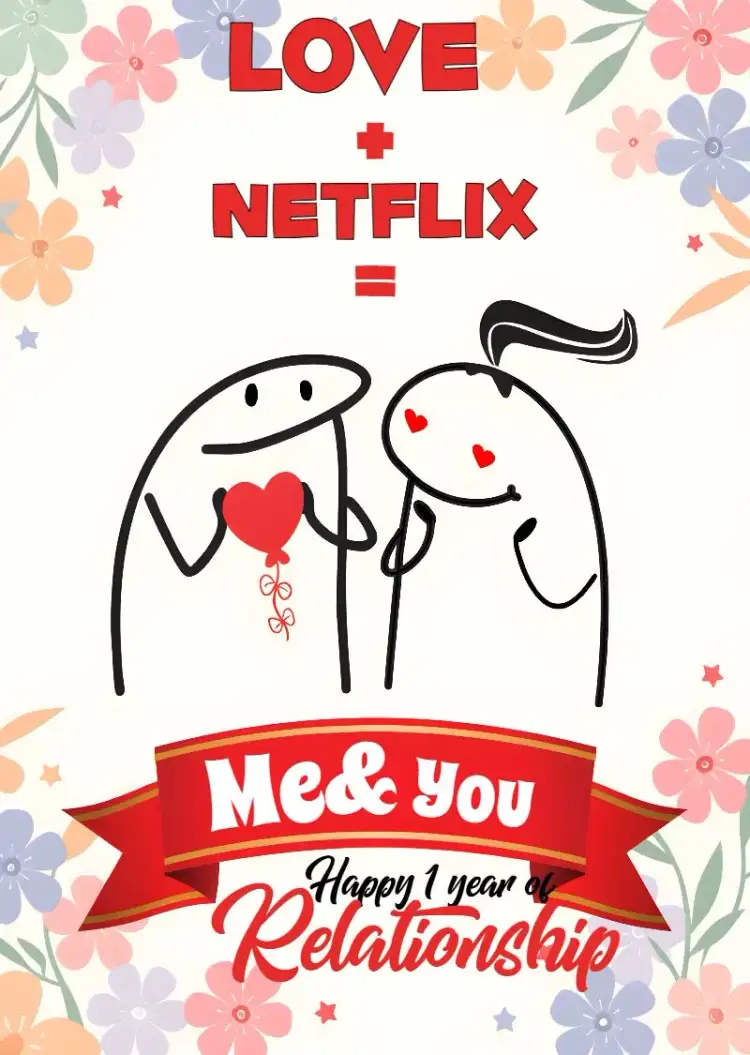 Invitation Topo De Bolo Namoro Flork Namorados – Cake topper theme modern, romantic, colorful, fun, couple illustrations