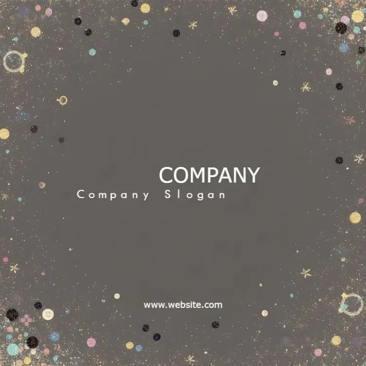 Abstract Gray Business Post invitation