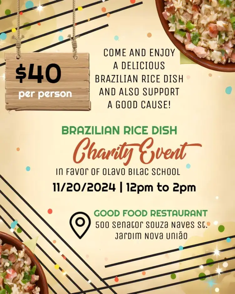 Art For Rice Carreteiro Charity Post invitation