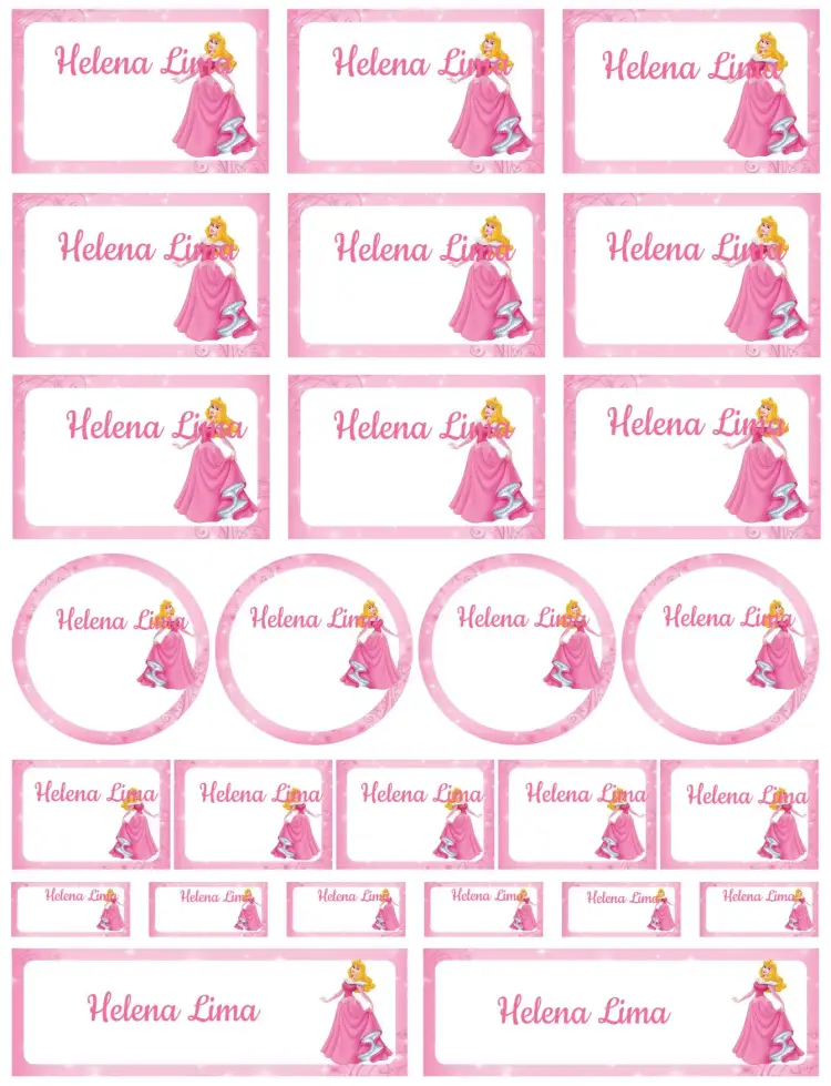 Sleeping Beauty invitation