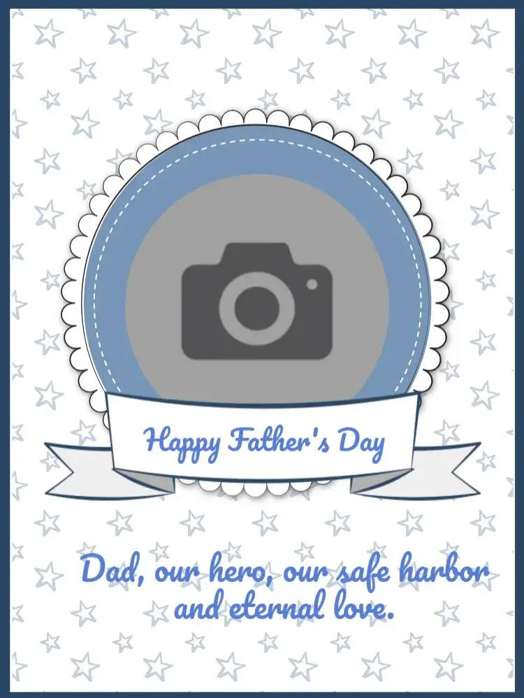 Post Father's Day With Love Photo invitation