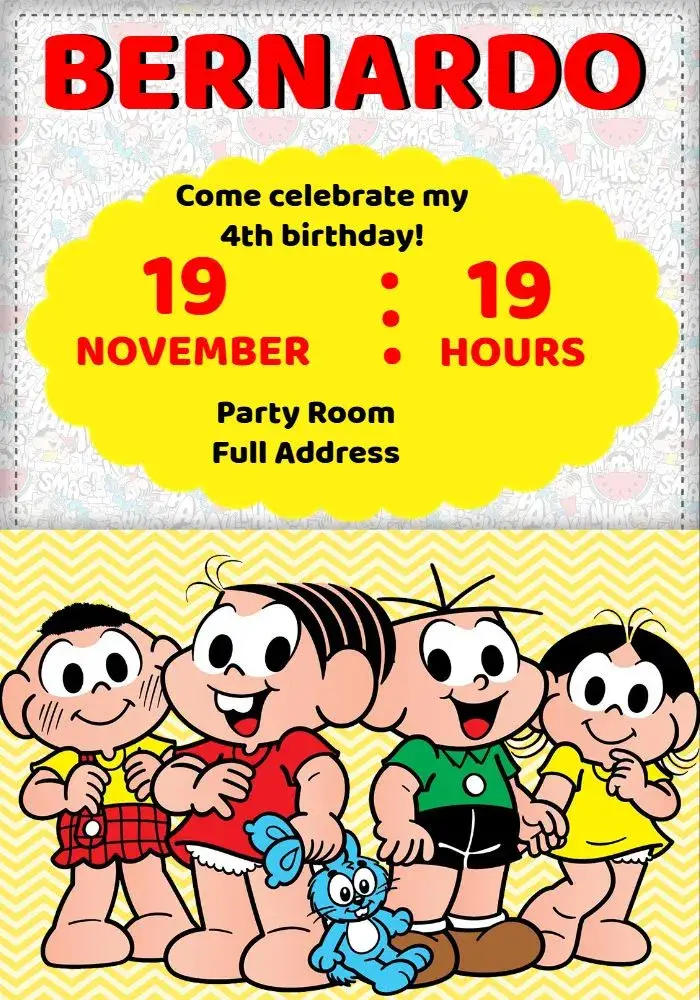 Green Monica's Gang invitation