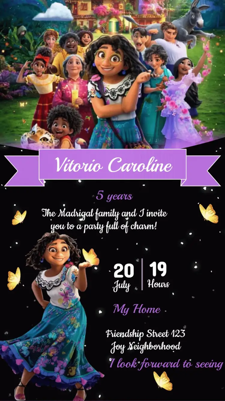 Enchanted Birthday Invitation