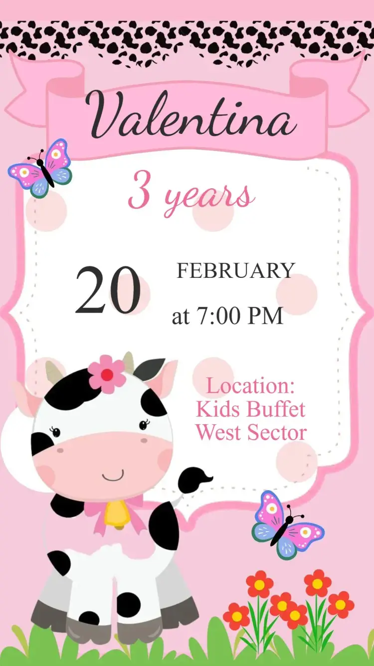 Vaquinha invitation