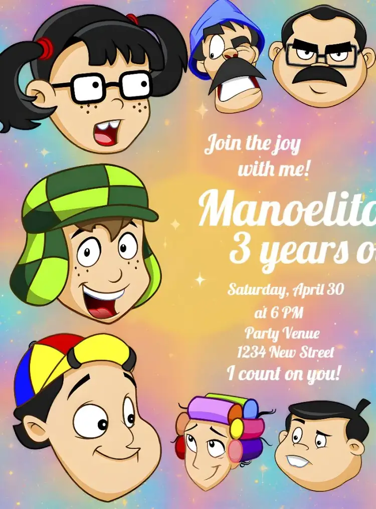 Chaves Gang invitation