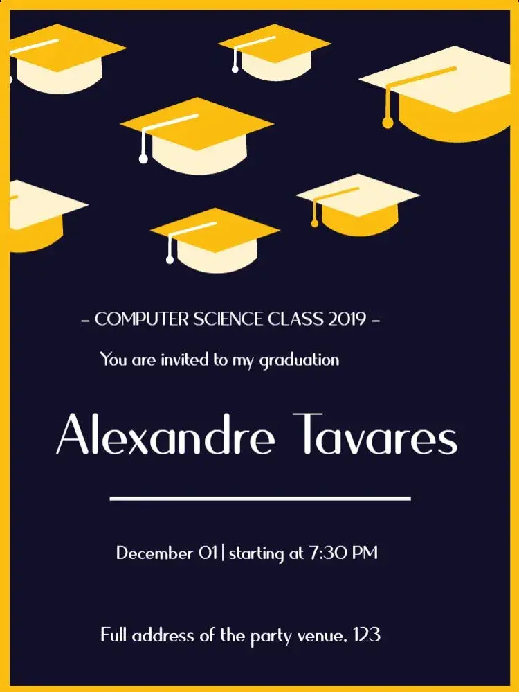Graduation Celebration invitation