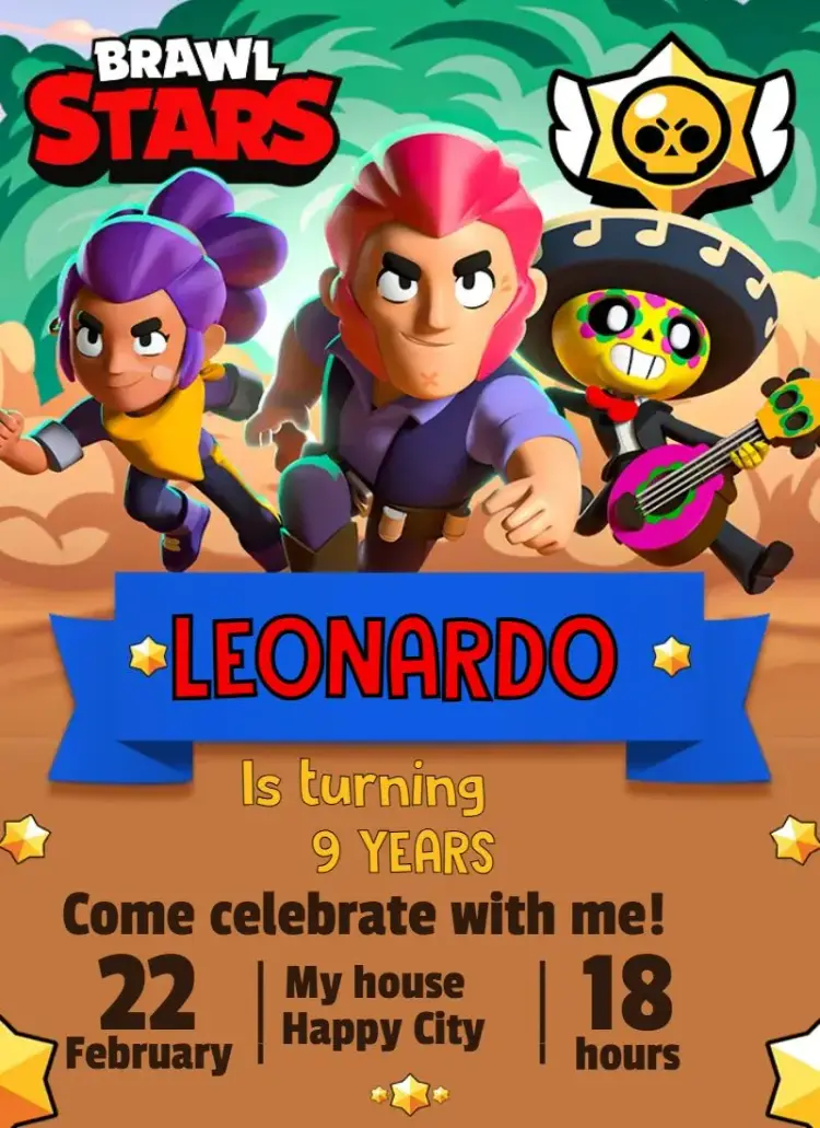 Main Brawl Stars Trio invitation