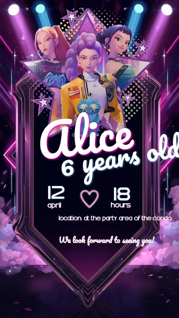 K-pop Warriors invitation