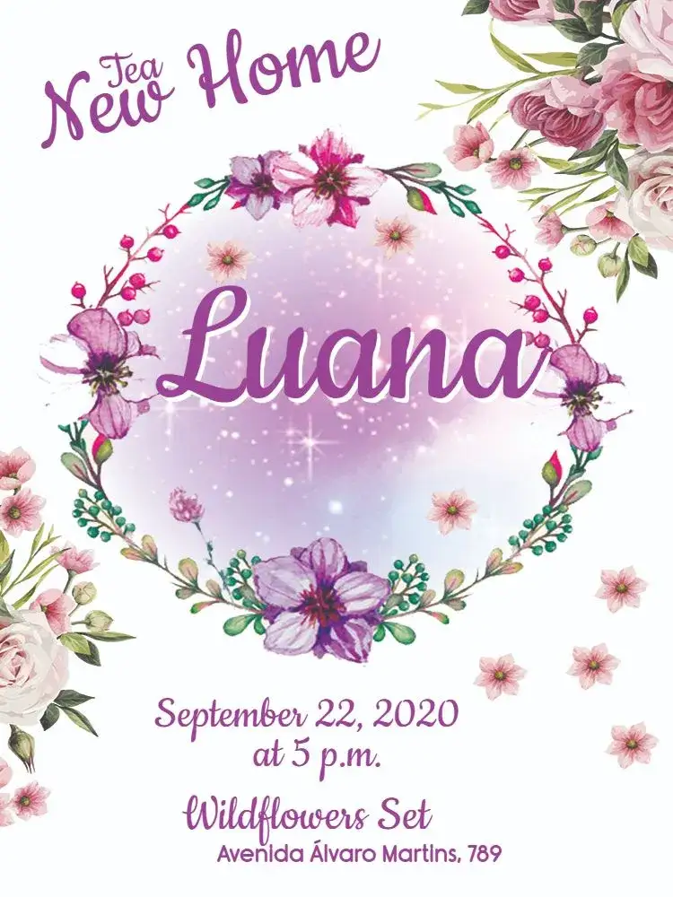 Invitation Bridal Shower Gifts – Bridal Shower theme floral, purple, elegant, modern, cheerful, cozy