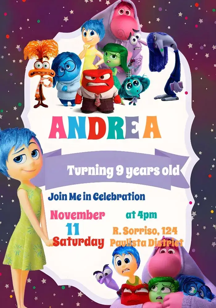 Fun Mind 2 Colorful invitation