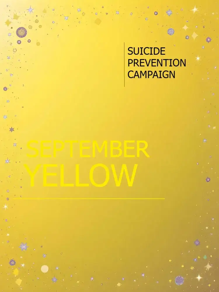 Invitation Post For Yellow September Combat Campaign – Most searched for theme minimalist, modern, conscious, colorful, serious, striking