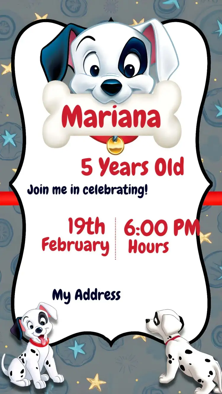Invitation Damaltas 101 – Most searched for theme colorful, fun, themed, animals, modern