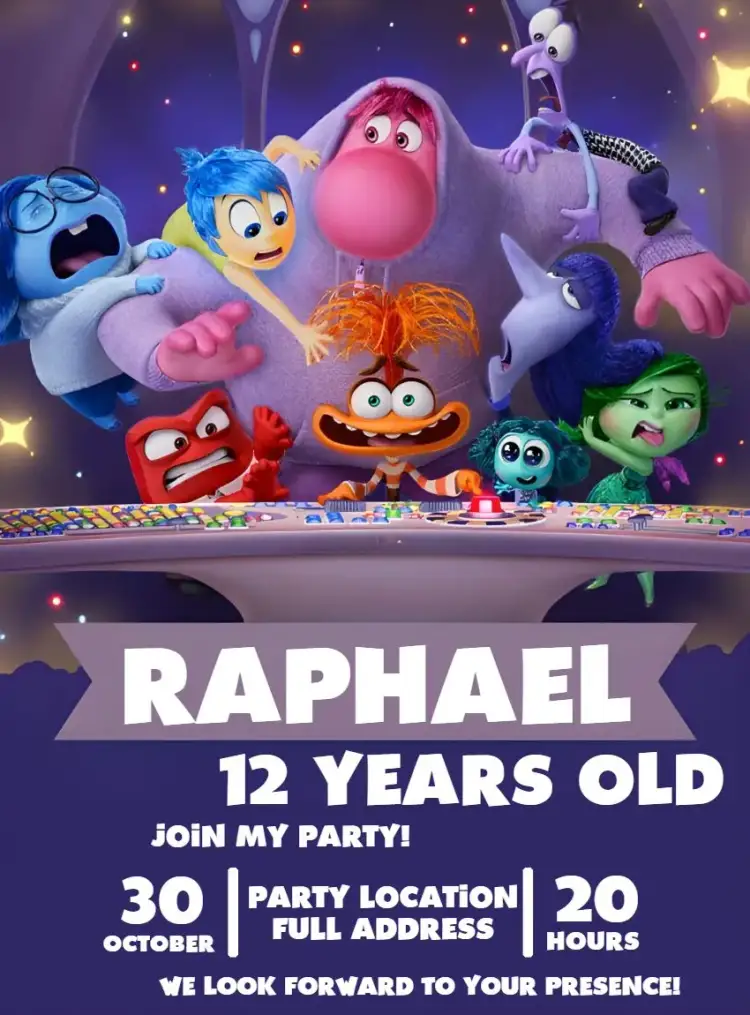 Invitation Fun Mind 2 Animation – Most searched for theme fun, colorful, playful, modern, childlike