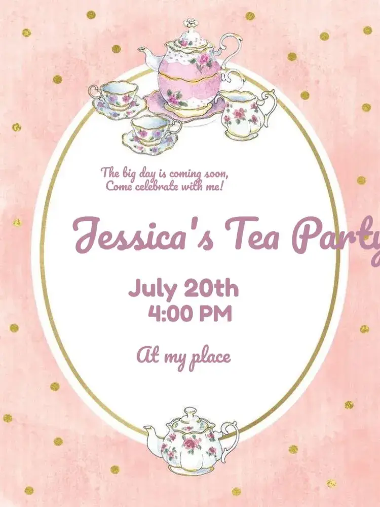 Chic Kitchen Tea to Edit Pot invitation