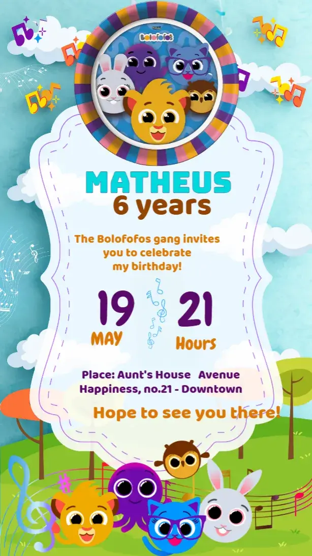 Bolofofos Bread invitation
