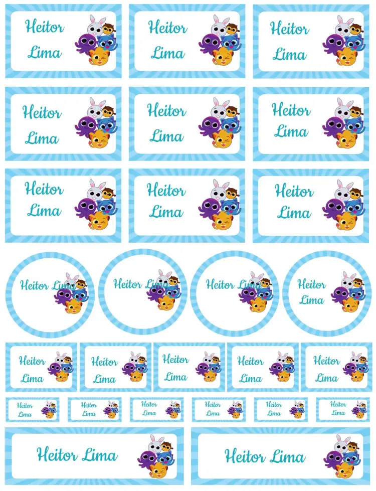 Invitation Bolofofos – Card theme colorful, fun, playful, childish, modern