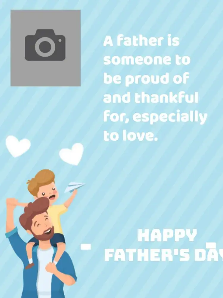 Cheerful Online Father's Day Card invitation