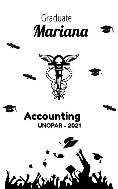 Invitation Art For Graduation Glass Accounting Drink – Graduation theme modern, elegant, minimalist, black and white, professional, sophisticated