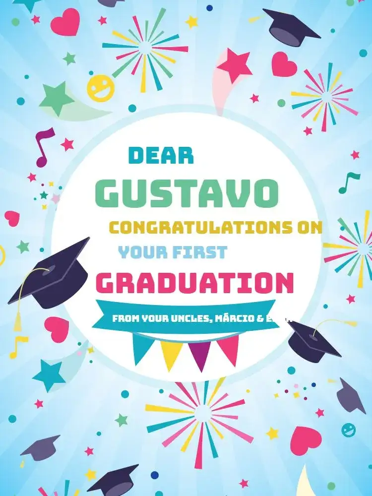 Children's Graduation Celebration Card