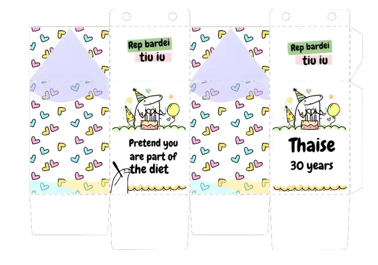 Invitation Yellow Flork Meme Milk Box – Most searched for theme colorful, fun, pop art, modern, humorous, youthful
