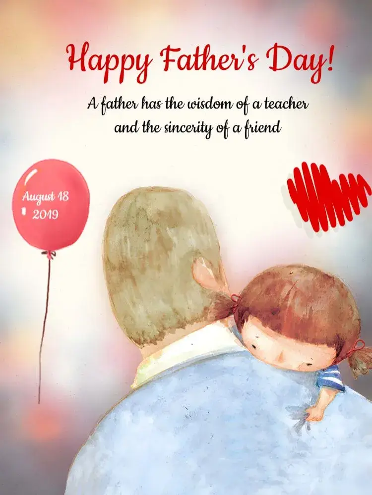 Father's Day Tribute Post invitation