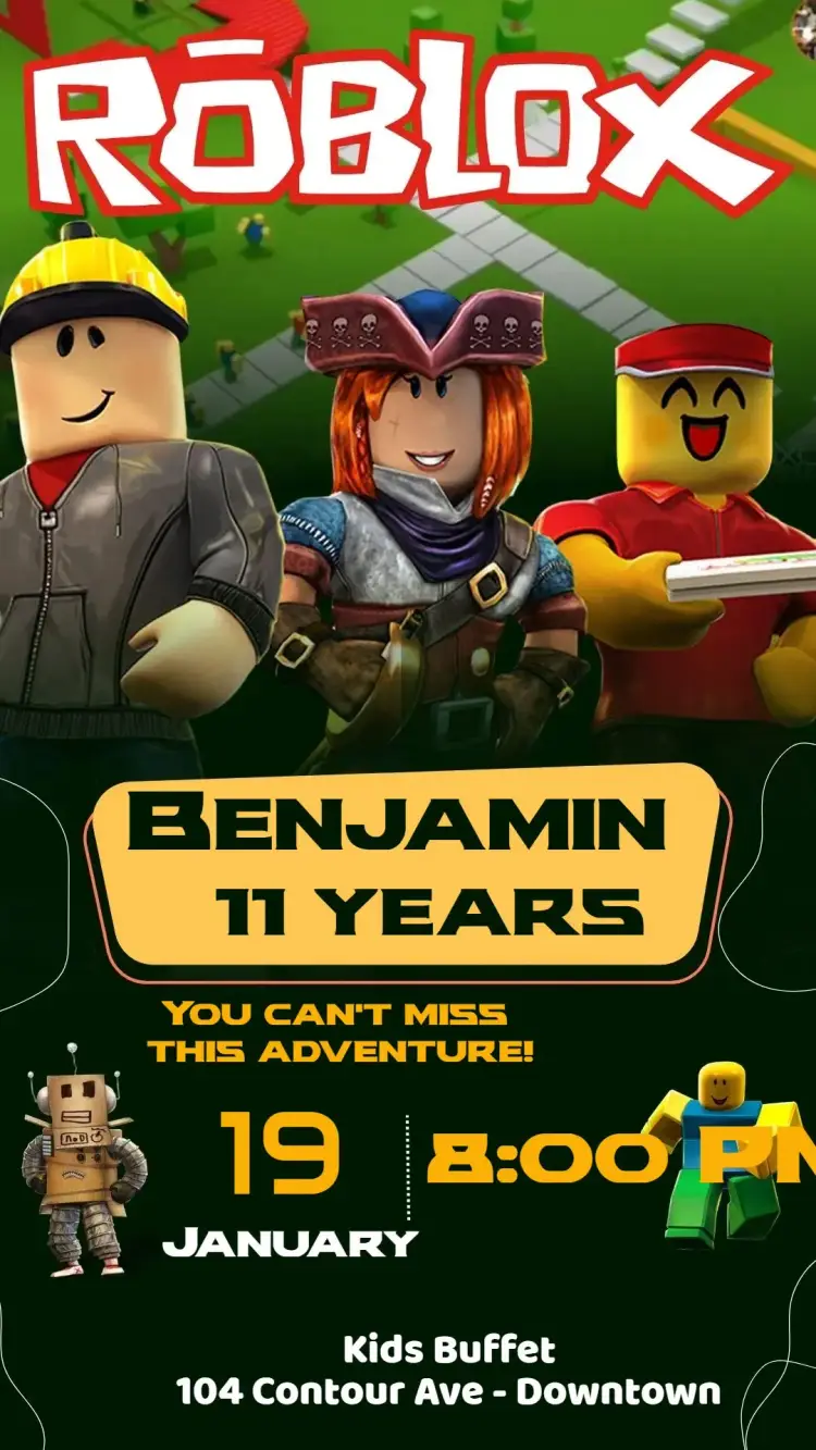 Roblox invitation