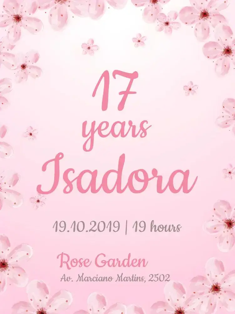 Classic 15th Birthday Party With Flowers In The Garden