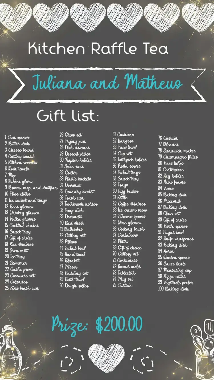 Invitation Kitchen Tea Chalkboard Chalk Gifts – Bridal Shower theme chalkboard, chalk, minimalist, modern, elegant, blue and white