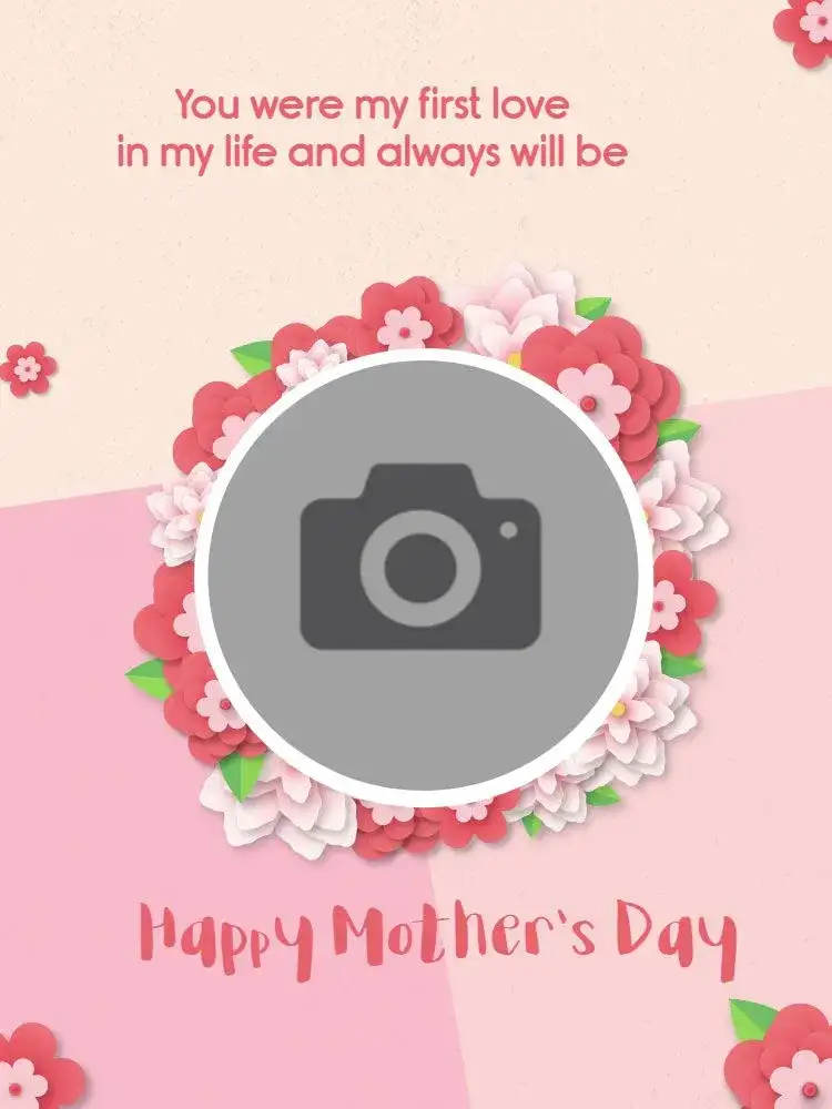 How to Make Creative Mother's Day Card Pink Feminine Photo